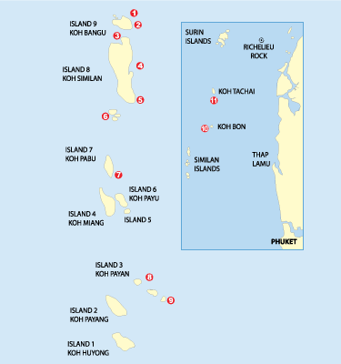 Tur til Similan øyene