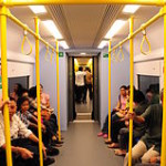 City Line toget, innsiden
