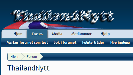 Nytt diskusjonsforum om Thailand