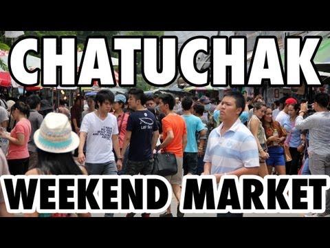 Chatuchak weekend market i Bangkok