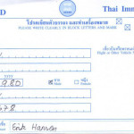 avreisekort-departure card