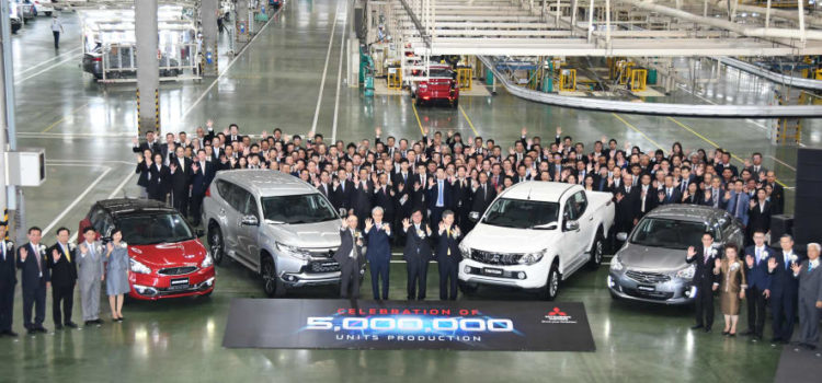 Mitsubishi markerer 5 millioner produserte biler i Thailand