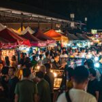 people walking on the street
